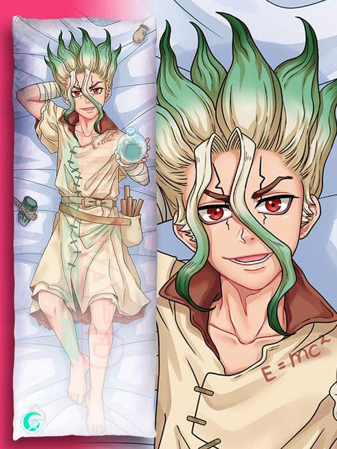 DR STONE Senku Ishigami Body Pillow case dakimakura by Purishira-2